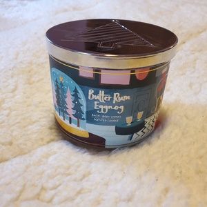 B&BW Butter Rum Eggnog 3-wick Candle